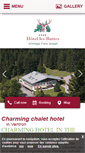 Mobile Screenshot of hotel-les-buttes.com