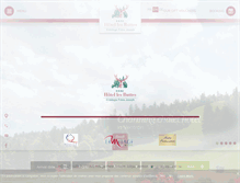 Tablet Screenshot of hotel-les-buttes.com